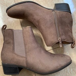 Brand new, Shein Ankle Boots in dark taupe.